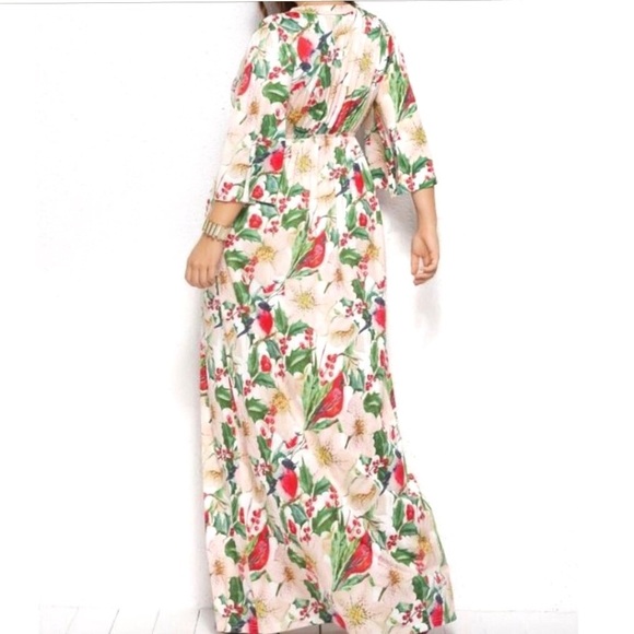 Floral print maxi dress plus size✨ L-3XL⚡️SALE⚡️ - Picture 4 of 5